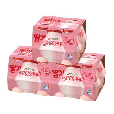 Strawberry Milk (Bottle) 240ml x12