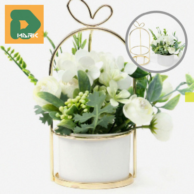 Artificial Flower PlantersHome DecorCondolence FlowersRanunculusSuppliesPlant PotIndoorFor Li