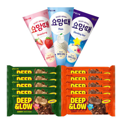 Binggrae/Low Sugar/CRUNCH BAR/Ice Cream