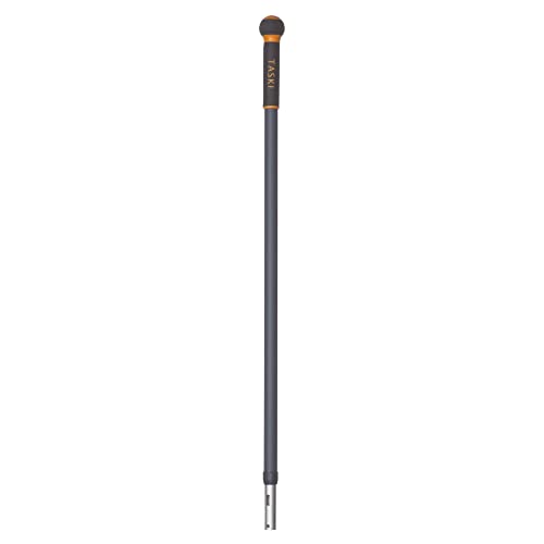 Taski D7520277 JM Ultra Plus Telescoping Mop Handle, Commercial Floor Mop Handle, Steel Gray & Orange, Extends 100-170cm Long, 1-Count
