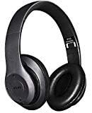 Bluetooth Headphones Wireless Headpohones Clear, Cheap, Good HeadGear Wireless 4.1 Headphones Metolic Black