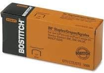 Value Pack of 6 Stanley Bostitch Premium Standard Staples, 1/4 Inch Silver, 5,000 per box (SBS191/4CP)