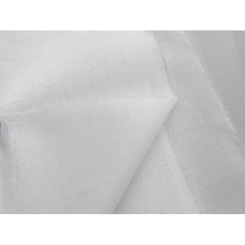 AMORNPHAN Medium Weight Iron On Fusible Interfacing Woven One Sided, Strong Patches, Adhesive Bond for Sewing and Quilting Projects, DIY Supplies, Apparels and Face Masks for 55 inch x 1 Yard.