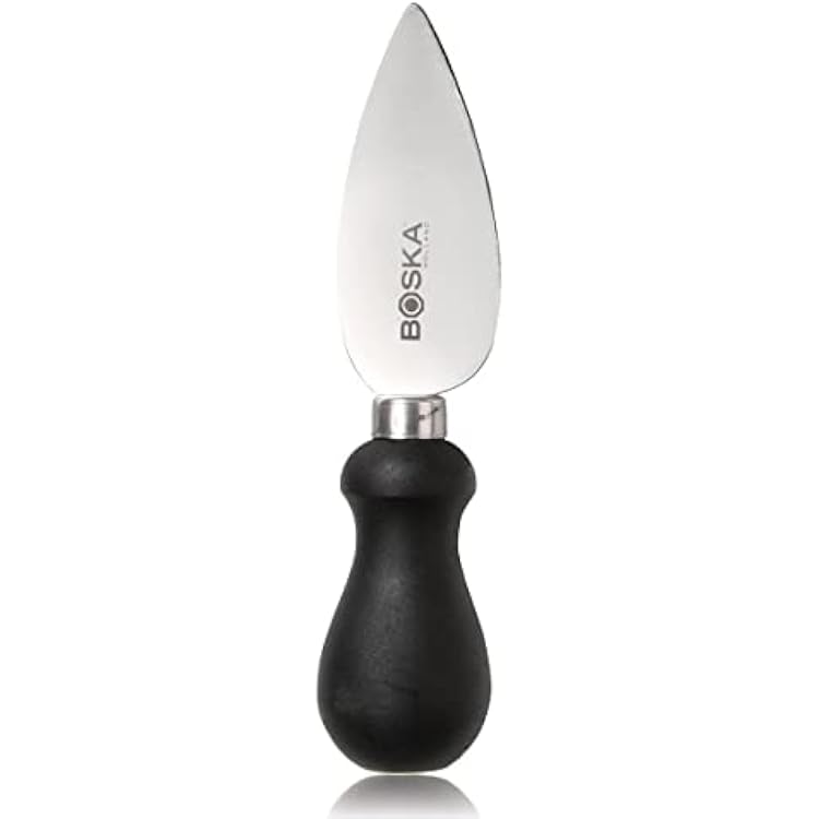 Cheese Knife Professional Series - Round-Tip Serrated Cheese Knife - Stainless Steel with Durable Handle for Charcuterie Board Semi Hard Block Cheese or Cheddar Gouda Swiss and Mozzarella Appetizer