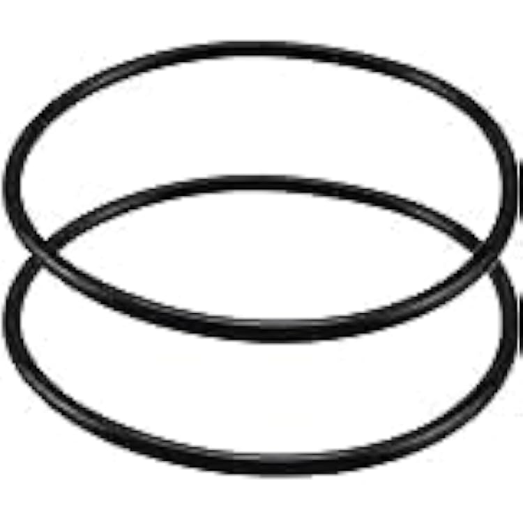 2Pack SPX3000S Swimming Pool Strainer Lid Cover O-Ring Replacement for Hayward Super II Pool Pump SPX3000S O-12 U9-375 47-0438-07-R, black