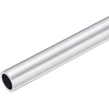 uxcell 6063 Aluminum Round Tube, 40mm OD 34mm Inner Dia 400mm Length Pipe Tubing for Industry DIY Projects