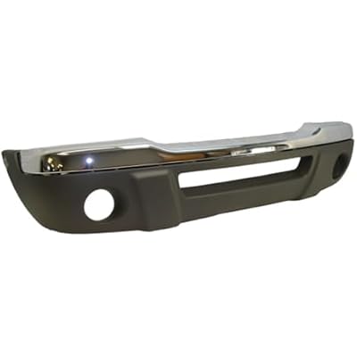 Front Bumper Chrome Upper Valance WFog Hole for Ford for Ranger 2001-2003 Extended Cab Pickup 4WD