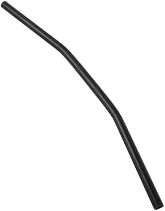 7/8 22MM Motorcycle Bend Handlebar, Universal Handle Bar Low Rise Handle for Motocross Dirt Pit Bike ATV (Black)