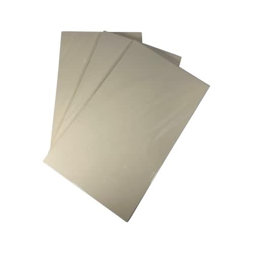 Craft Foam Sheet Eva Foam Foamie Foamy Extra Large Pack of 10 Sheets Available in 16 Colors 12 x 20, Ivory