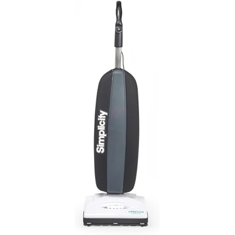 Simplicity Freedom Cordless Bag Vacuum Cleaner, Portable Vacuum for Carpet and Hard Floors, Brushroll Auto Adjusts to Floor Height, Light Weight Vacuum Cleaner for Home, Certified HEPA Bag, S10CV.10