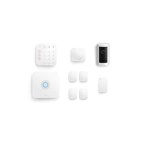 Ring Alarm 8-Piece Kit with Ring Outdoor Cam Plus, Battery
