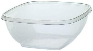 Clear 12 oz. Small Square Bowl