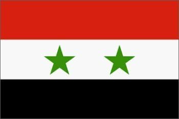 Syria Flag Polyester 3 ft. x 5 ft.