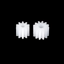 MECCANIXITY Plastic Gear Wheel 10 Teeth 12 Teeth for Motor Gearbox Shaft Pack of 1 Set