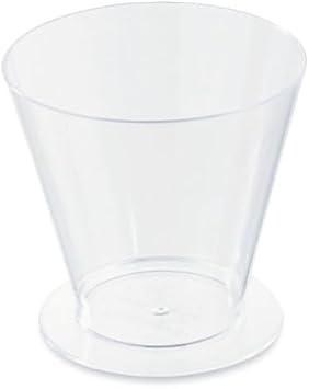 Martellato PMOCO003 100 Piece Cone Shape Glass, 150 ml, Plastic, Transparent