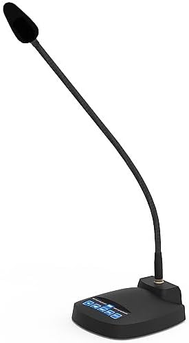 TBK3 3-in-1 TableMike USB Gooseneck Microphone with Exclusive Variable Long-Range Self Adjusting Input