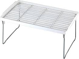 Dolap Ve Mutfak Tezgahı İçin Raf Düzenleyici, Buzdolabı Uyumlu Yükseltici Organizer, Metal Ayaklı Ek Raf, Çok Amaçlı Raf Düzenleyici Stand, Dolap, Tezgah Ve Buzdolabı İçin Uygun