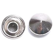 GoldStar Tool Round Dome Rivet for Garments and Crafts Metallic Button with Wire Back (Nickle, 4MM (Set of 1000))