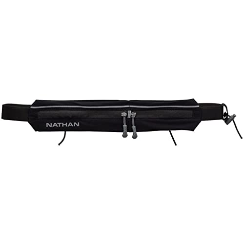 Nathan Mirage Compact Running Belt Pack. Reflective, Adjustable, Bounce-Free. Fits Phones, Keys, Cash