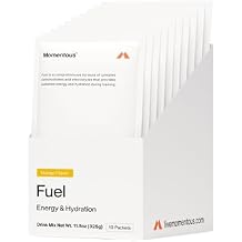 Momentous Fuel Intra-Workout Energy & Hydration Drink Mix - Powder for Sustained Energy During Workouts - NSF Certified for Sport - GMO- & Gluten-Free - 10 Servings - Mango