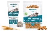 AmeizPet Hairball Remedy Paste and Hairball Support Bites for Cats Bundle