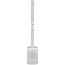 HK Audio HK-POLAR-MKII-10-WHT 2000 watt 10in Powered Column PA MK II with 4 Ch Mixer 24-bit DSP EQ Bluetooth 5 TWS in White