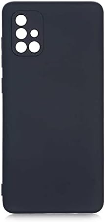 Spia Samsung Galaxy A51 ile uyumlu Kılıf Siyah Lansman Kapak Orijinal Esnek Dayanıklı Darbe Karşıtı Koruyucu Yeni Nesil Tasarım (Samsung Galaxy A51, Siyah)