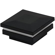 Fiberon CitySide 2.5x2.5 Flat Top Post Cap Combination Light - Matte Black