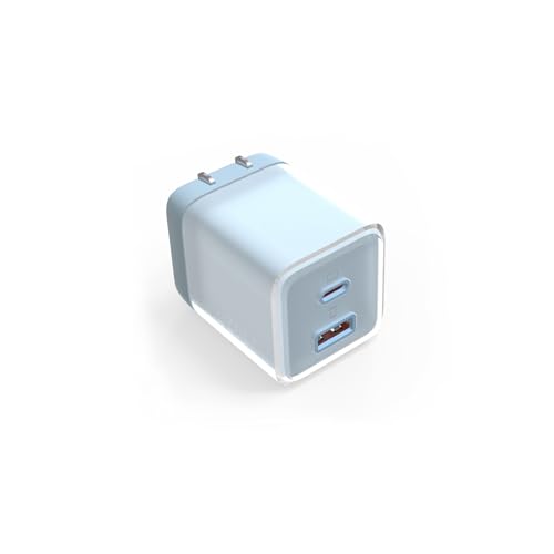 USB C Charger GaN 2 Port Compact Fast Wall Charger for MacBook ProAir, iPad Pro, Galaxy S23, Dell XPS 13, Note 2010, iPhone 17 16 15Pro, Steam Deck, and More, 70W