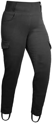 GREAT BIKERS GEAR -Women Motorcycle Cargo Leggings Motorbike Super Pants Ladies Protective with Removable CE Armour