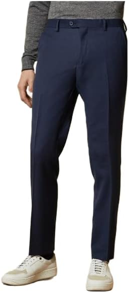 Ted Baker London Men's Ovvat Endurance Navy Birdseye Suit Trouser Pants Size 38x32