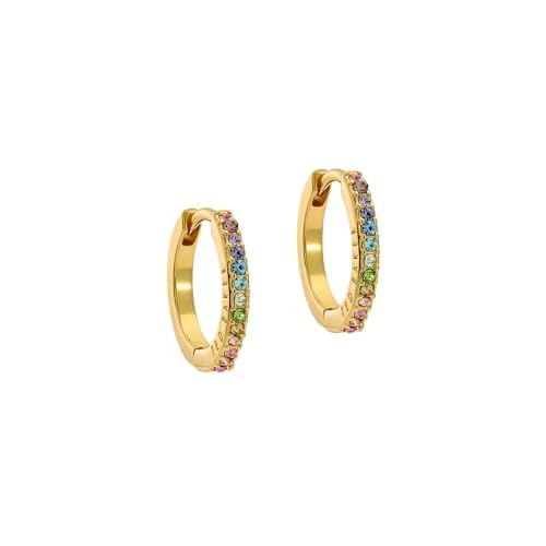 Ted Baker London Heplie Crystal Hoop Earrings 14mm outside diameter For Women