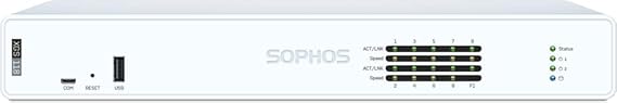 Sophos XGS 118 (Gen2) Network Security Appliance with 5 Years Standard Protection (XT118Z60ZZPCUS) | 9 x 2.5 GE Ports + 1 SFP | Business Firewall, Advanced Security, SD-WAN, Cloud-Based Management