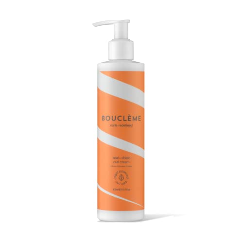 Boucleme Seal  Shield Curl Cream - Lightweight Curl Cream to Protect Against Humidity - 96.98% Naturally Derived Ingredients and Vegan - 10.1 fl oz
