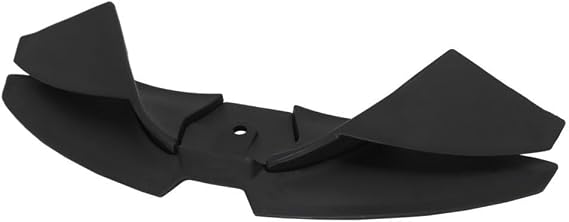 Aerodynamic Front Spoiler Winglet For 2024-2025, Low-Downforce Wing Kit, ABS Water Transfer(Black)