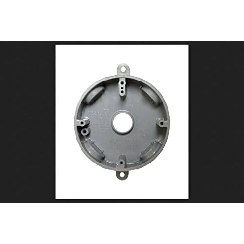 Sigma Electric 5-12 in. Round Plastic Weatherproof Box Gray