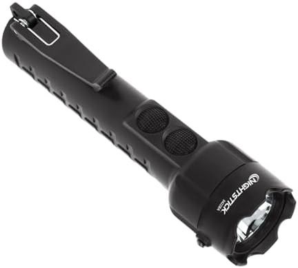 Nightstick XPP-5422BA Intrinsically Safe Dual-Light ATEX Zone 0 Flashlight, 3 AA, Black
