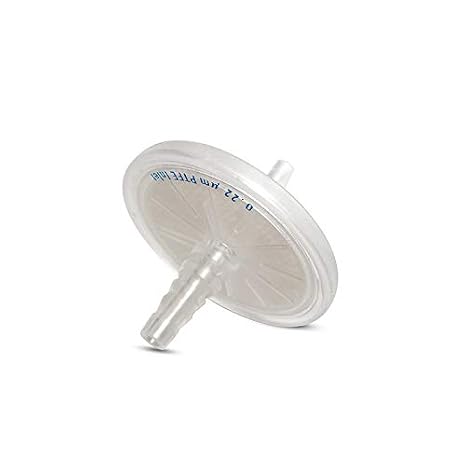 50mm 0.22um Hydrophobic PTFE air Vent Filter for Vacuum Pump Inline Pipe Filtration [Pack of 12] by Allpure Biotechnology (PTFE, 50 mm, 0.22m)