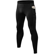 Men's Compression Pants Leggings Athletic Running Basketball Tights Cycling Football Gym Workout Base Layer Underwear