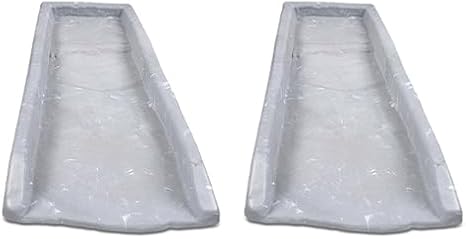 GEOBIN Yardfully Downspout Splashblock (Gray), 2 Pack
