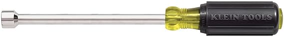 Klein Tools 646-5/16 5/16-Inch Nut Driver, Made in USA, with 6-Inch Hollow Shaft and Cushion Grip Handle