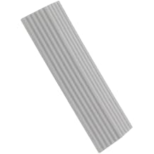 Robot Vacuum Threshold Step 1.6 Inch High Grey Rubber Doorway Accessory for Scooter and Wheelchair 17Cm X 5.3Cm Non-Slip Suitable for Home and Office Use
