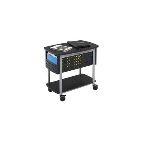 Safco Products Company SAF5370BL Mobile File- Holds Letter-Legal Files- 18-.75in.x29-.75in.x27in.- BK