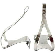 MKS Steel Bicycle Pedal Toe Clips (Steel - M)