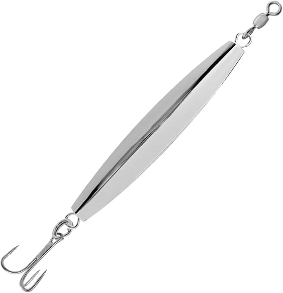 Diamond Jigs, Finish, 10-Pack, 6oz, Chrome