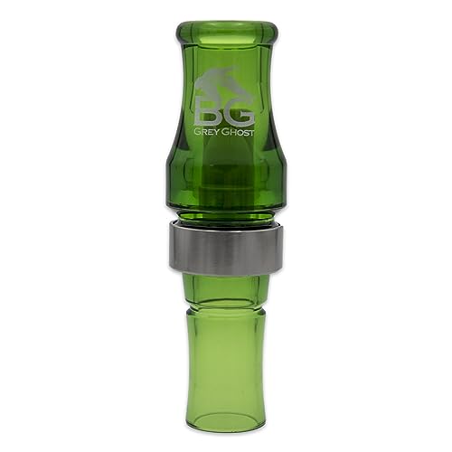 Buck Gardner BGC Grey Ghost Canada Goose Call- Poly - Camo Green