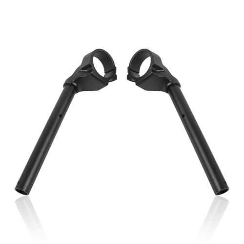 Clip On Handlebars Left & Right Aluminum Motorcycle Handle Bar Fork Tube Handlebar Compatible with Yamaha YZF R3 YZF-R3 YZFR3 2019-2023 2024 2025