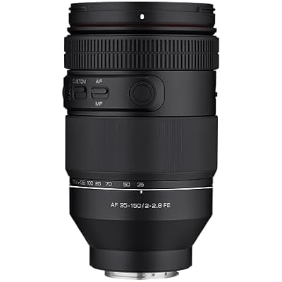 Samyang AF 35-150mm F2.0-2.8 FE for Sony E - All-in-One Zoom Lens with Focal, Cinematic Video AF, Dolly Shot Zoom, Custom Switch, Weather Protection