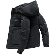 Hooded Cold White Duck Down Winter Jacket Men's Warm Thickened