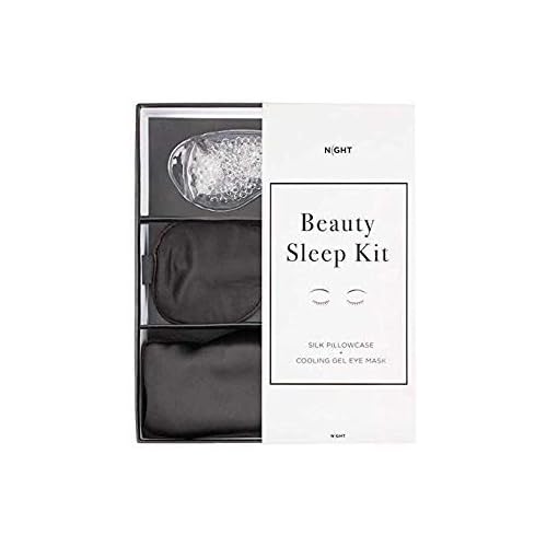 Sleep Kit - Silk Pillowcase  Eye Mask with Cooling Gel
